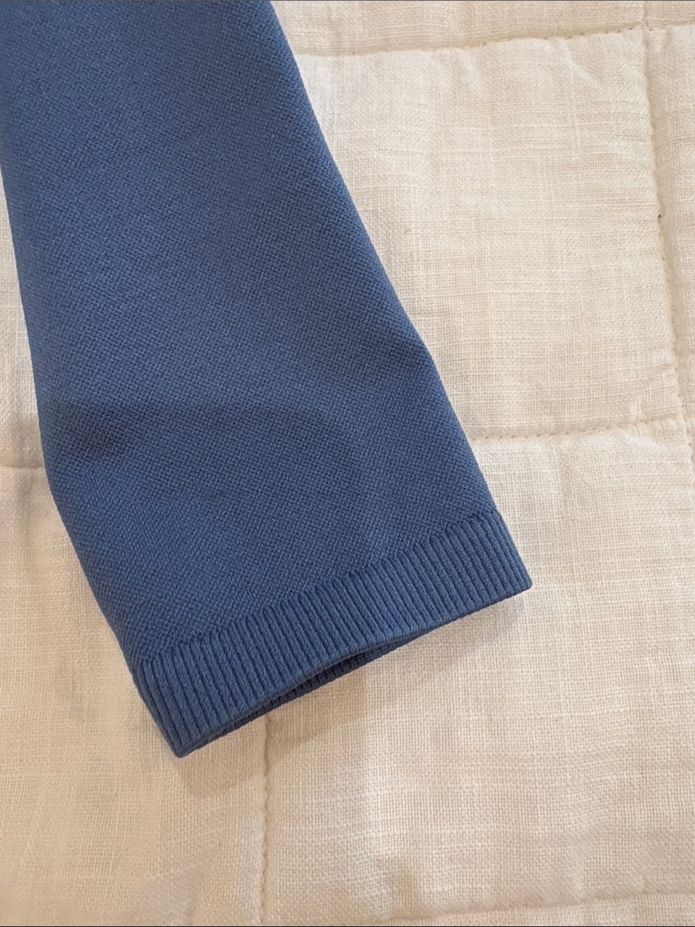 Offline by Aerie Long Sleeve Cropped Crew Top - Navy - Picture 5 of 7